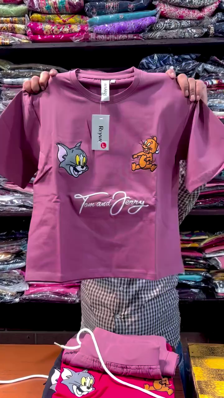 🐭💕 Cute Tom & Jerry Co-Ord Set for Everyday Comfort