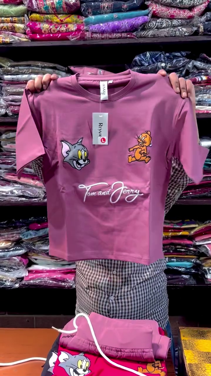 🐭💕 Cute Tom & Jerry Co-Ord Set for Everyday Comfort