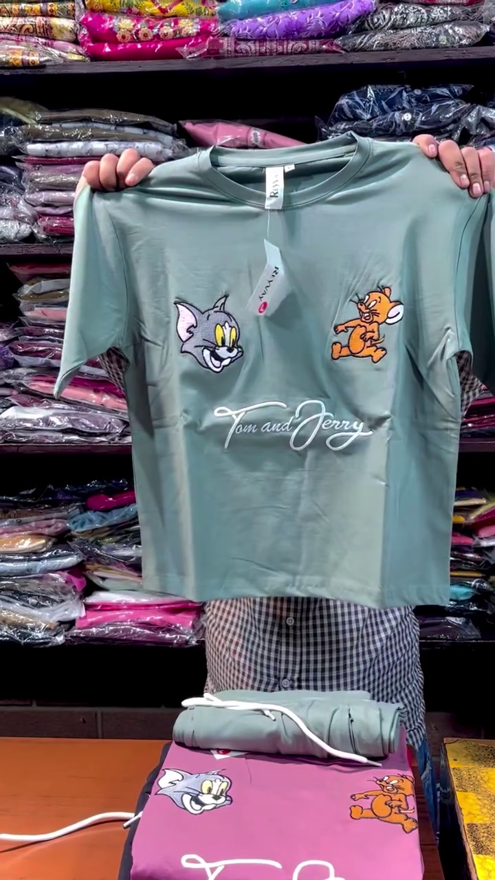🐭💕 Cute Tom & Jerry Co-Ord Set for Everyday Comfort
