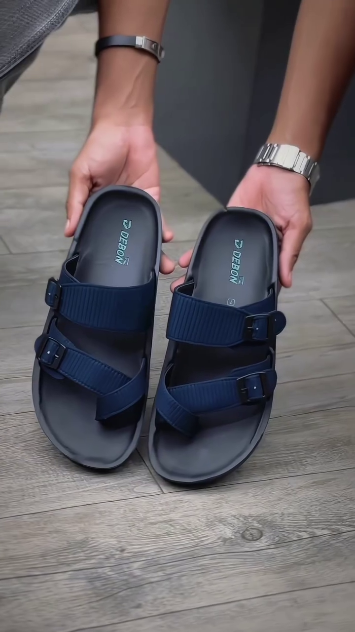 👣 Premium Comfort Double Strap Sandals for Men